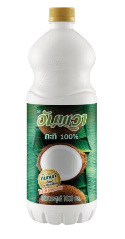 Amphawa  Of Coconut Milk 1000g. bottle