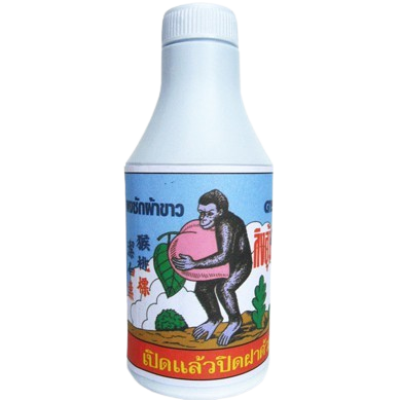 ผงซักผ้าขาวตราลิงอุ้มลูกท้อ