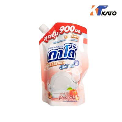 น้ำยาล้างจานกาโต้ 900ml กลิ่นสวีทตี้พีช