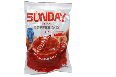 กาแฟsunday coffeeซองแดงx10ห่อ-แพ็ค