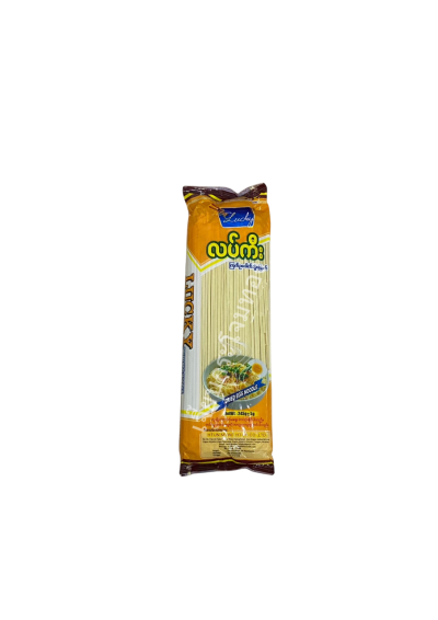 ข้าวซอยLucky dried egg245g.(ซองส้ม)