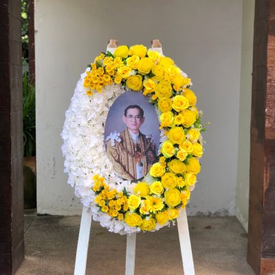 พวงมาลา พวงมาลาไทยประดิษฐ์