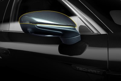 TECHART Side Mirror Trims Carbon fiber