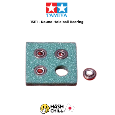 TAMIYA 15111 - Round Hole Ball Bearing Set (4pcs.)