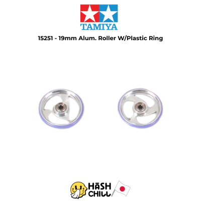 TAMIYA 15251 - 19mm Aluminum Roller w/Plastic Ring
