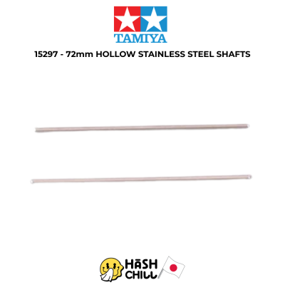 TAMIYA 15297 - 72mm HOLLOW STAINLESS STEEL SHAFTS