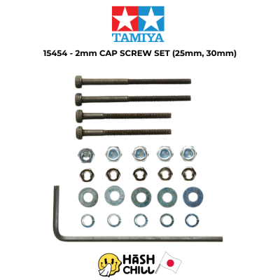 TAMIYA 15454 - 2mm CAP SCREW SET (25mm, 30mm)
