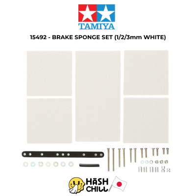 TAMIYA 15492 - BRAKE SPONGE SET (1/2/3mm WHITE)