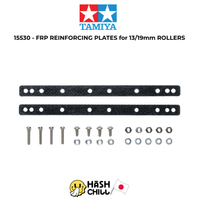 TAMIYA 15530 - FRP REINFORCING PLATES for 13/19mm ROLLERS