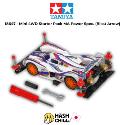 TAMIYA 18647 - Mini 4WD Starter Pack MA Power Spec. (Blast Arrow)