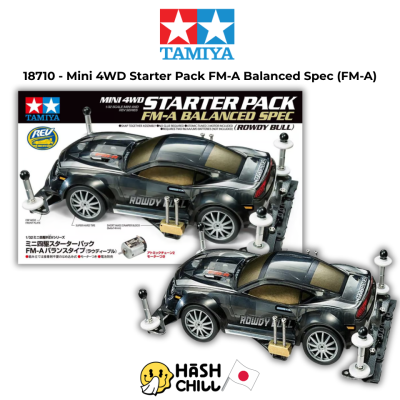 TAMIYA 18710 - Mini 4WD Starter Pack FM-A Balanced Spec (FM-A)