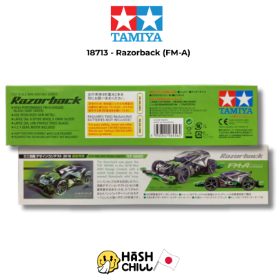 TAMIYA 18713 - Mini 4WD Razorback (FM-A Chassis)