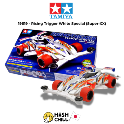 TAMIYA 19619 - JR RISING TRIGGER WHITE SP, SUPER XX CHASSIS