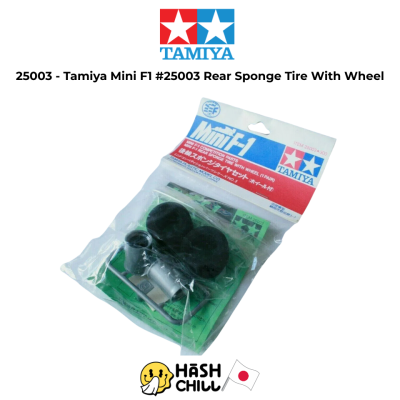 TAMIYA 25003 - Mini F1 Rear Sponge Tire With Wheel