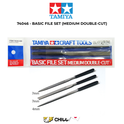 TAMIYA 74046 - BASIC FILE SET (MEDIUM DOUBLE-CUT)