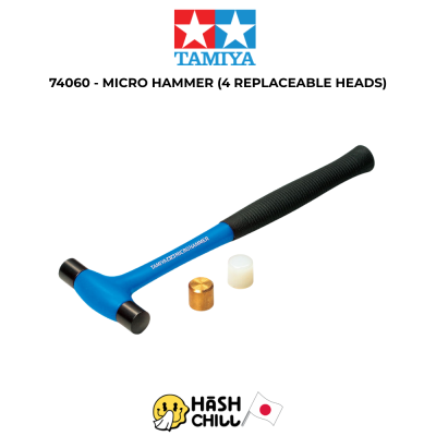 TAMIYA 74060 - MICRO HAMMER (4 REPLACEABLE HEADS)