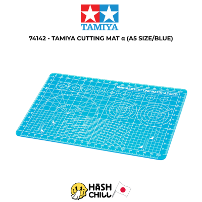 TAMIYA 74142 - TAMIYA CUTTING MAT α (A5 SIZE/BLUE)