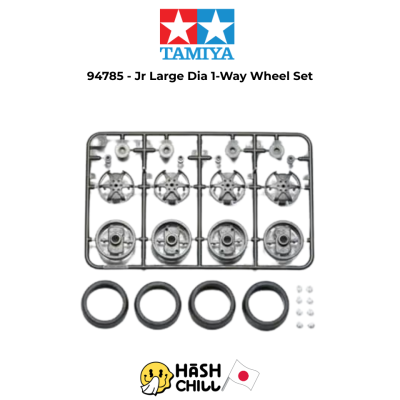 TAMIYA 94785 - Large Dia 1-Way Wheel Set – Super X XX Chassis