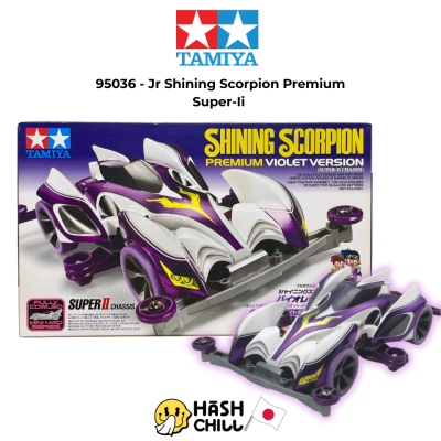 TAMIYA 95036 - Mini 4WD SHINING SCORPION PREMIUM VIOLET SPECIAL (SUPER II Chassis)