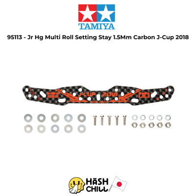 TAMIYA 95113 - Jr Hg Multi Roll Setting Stay 1.5Mm Carbon J-Cup 2018