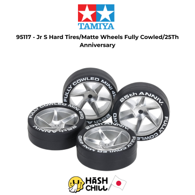 TAMIYA 95117 - Jr S Hard Tires/Matte Wheels Fully Cowled/25Th Anniversary