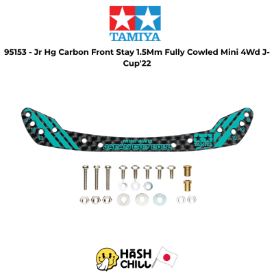 TAMIYA 95153 - Jr Hg Carbon Front Stay 1.5Mm Fully Cowled Mini 4Wd J-Cup'22