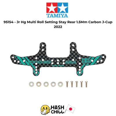 TAMIYA 95154 - Jr Hg Multi Roll Setting Stay Rear 1.5Mm Carbon J-Cup 2022