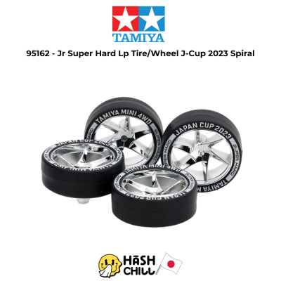 TAMIYA 95162 - Jr Super Hard Lp Tire/Wheel J-Cup 2023 Spiral