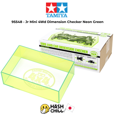 TAMIYA 95548 - Jr Mini 4Wd Dimension Checker Neon Green