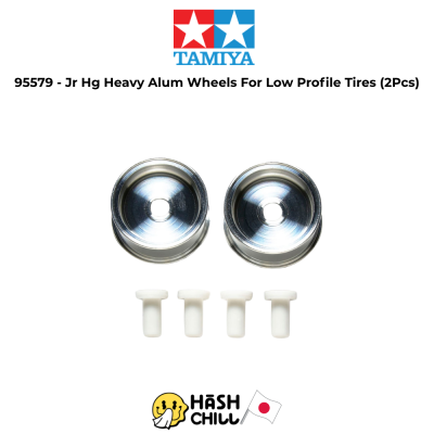 TAMIYA 95579 - Jr Hg Heavy Alum Wheels For Low Profile Tires (2Pcs)
