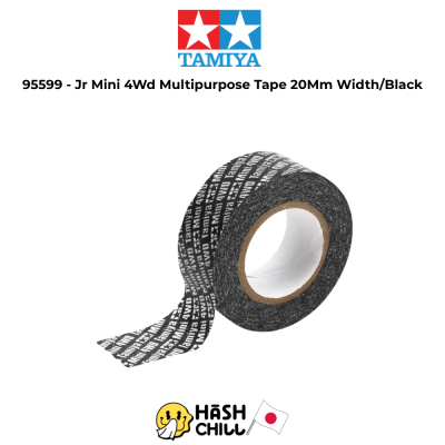 TAMIYA 95599 - Jr Mini 4Wd Multipurpose Tape 20Mm Width/Black