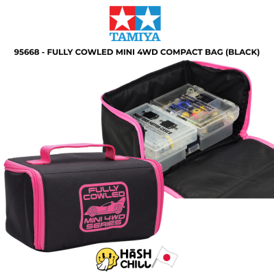 TAMIYA 95668 - FULLY COWLED MINI 4WD COMPACT BAG (BLACK)