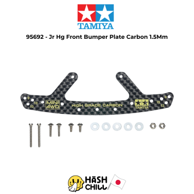 TAMIYA 95692 - Jr Hg Front Bumper Plate Carbon 1.5Mm