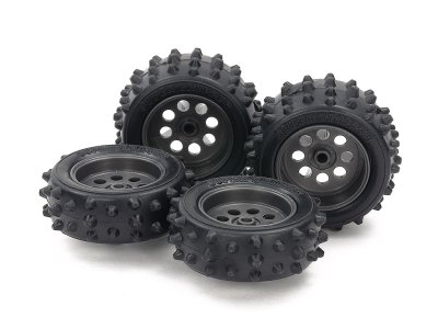 Tamiya 15547 - Jr Spike Tire/Wheel Set Ez Chassis