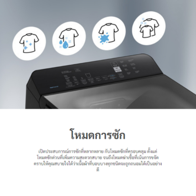 เครื่องซักผ้าหยอดเหรียญอินเวอร์เตอร์ Hitachi รุ่น LTL 12MVW0T GG ขนาด 12 kg. รับประกันกล่องหยอดเหรียญ 6 เดือน