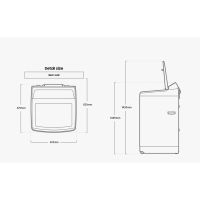 เครื่องซักผ้าหยอดเหรียญ Samsung รุ่น WA11CG5441BDST ขนาด 11 Kg. ( รับประกันนาน 10 ปี )