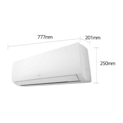 แอร์บ้านติดผนัง เครื่องปรับอากาศ LG Inverter รุ่น ISC13E (ขนาด 12,000 BTU) - น้ำยา R32