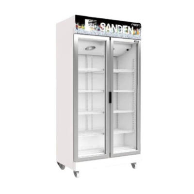 ตู้แช่เย็นมินิมาร์ท 2 ประตู SANDEN รุ่น SPN-1005 ขนาด 25.5Q สีขาว