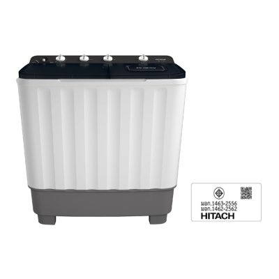 เครื่องซักผ้า 2 ถัง HITACHI รุ่น LTT10JWT ขนาด 10KG. มี 2 สี