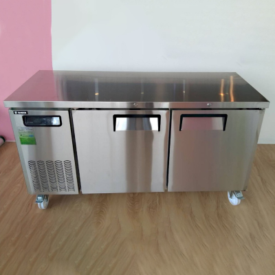 ตู้แช่เคาร์เตอร์สแตนเลส Sanden รุ่น SCR3-1506-AR ความจุ 11.4Q / 325 ลิตร (ขนาด 150x60 ซม.)