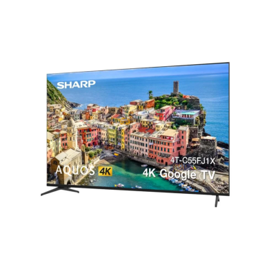 Google Android TV 4K 55 นิ้ว ทีวี SHARP รุ่น 4T-C55FJ1X