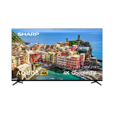 Google Android TV 4K 55 นิ้ว ทีวี SHARP รุ่น 4T-C55FJ1X