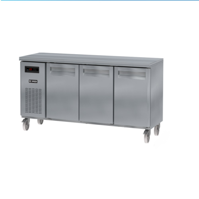 ตู้แช่เคาร์เตอร์สแตนเลส Sanden รุ่น SCR3-1807-AR ความจุ 19Q / 540 ลิตร (ขนาด 180x75 ซม.)