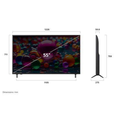 TV Smart UHD 4K ทีวี Ai ขนาด 55 นิ้ว LG รุ่น 55UA8450PSA