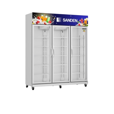 ตู้แช่เย็น 3 ประตู Sanden รุ่น YPE-1650/YPC-1650/YPC-1650/WH ขนาด 41.7Q สีขาว