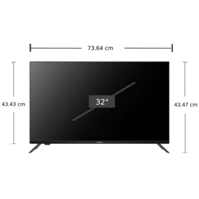 TV Android Full HD 32 นิ้ว ทีวี SHARP รุ่น 2T-C32EG2X