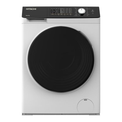 เครื่องซักผ้าฝาหน้าอินเวอร์เตอร์ Hitachi BD-904HVOW ขนาด 9 kg.