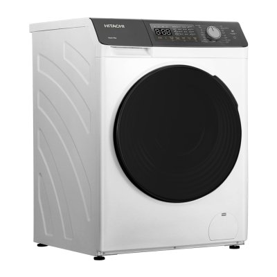 เครื่องซักผ้าฝาหน้าอินเวอร์เตอร์ Hitachi BD-904HVOW ขนาด 9 kg.