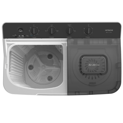 เครื่องซักผ้า 2 ถัง HITACHI รุ่น LTT16JWT / LTT 16JWT ขนาด 16KG. มี 2 สี