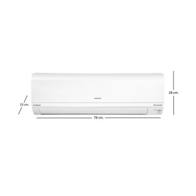 แอร์บ้าน เครื่องปรับอากาศ Hitachi Inverter รุ่น RAK-QH10PCBST ขนาด 9,260 BTU